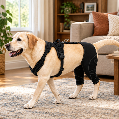 Tailwise Dual Rear Leg Dog Brace with Harness