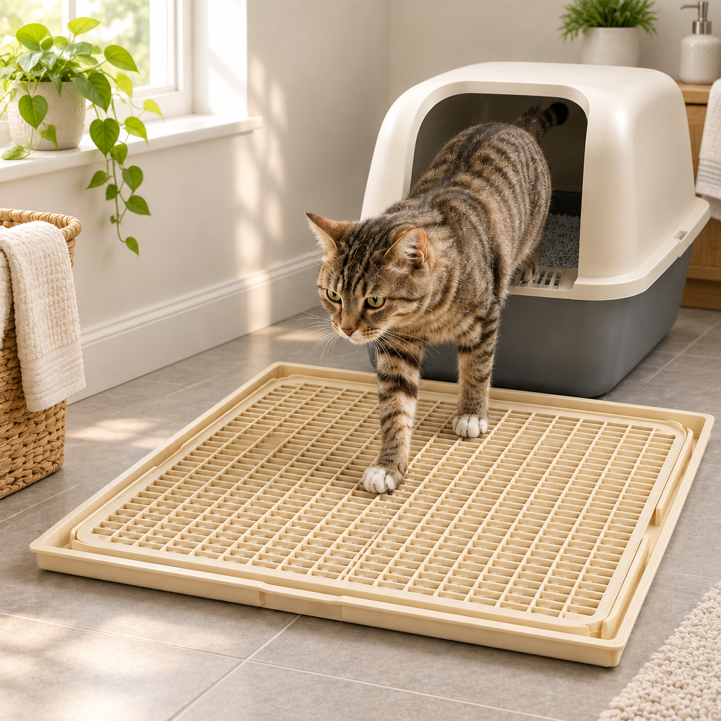 Tailwise Double-Layer Cat Litter Mat