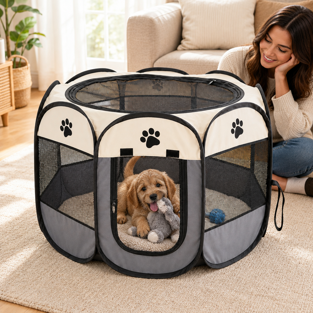 Tailwise Portable Foldable Pet Playpen