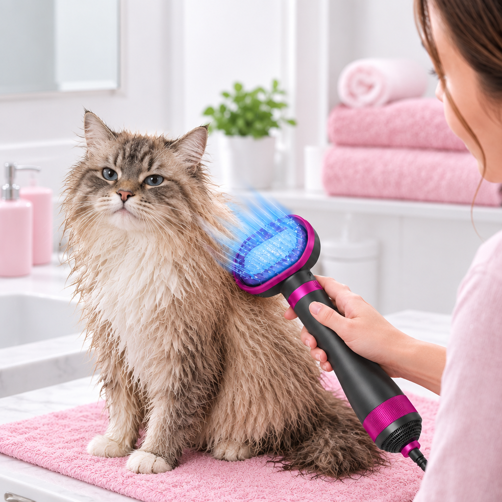 Tailwise 4-in-1 Pet Dryer Brush