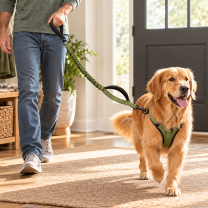 Tailwise Dual-Handle Bungee Dog Leash