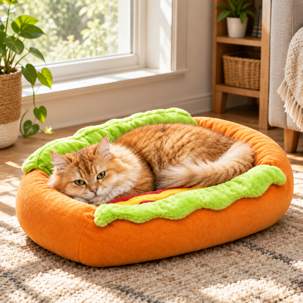 Tailwise Hot Dog Pet Bed