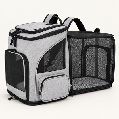 Tailwise Expandable Pet Carrier Backpack