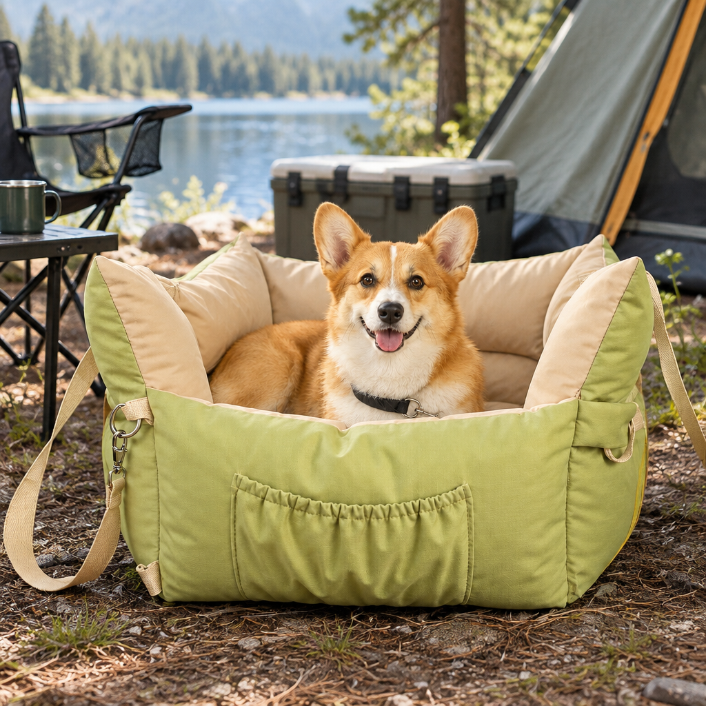 Tailwise Portable Dog Car Bed