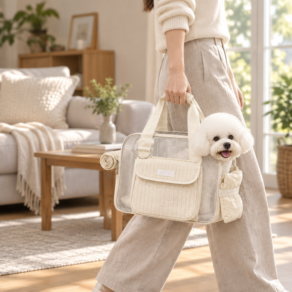 Tailwise Breathable Mesh Pet Carrier Tote