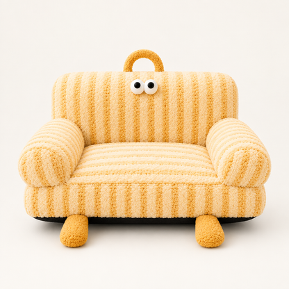 Tailwise Cozy Pet Sofa Bed for Cats & Small Dogs
