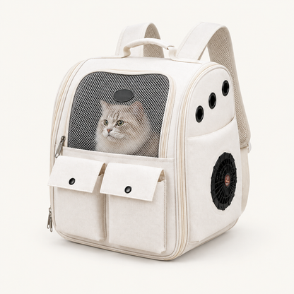 Tailwise Dual-Fan Cat Carrier Backpack