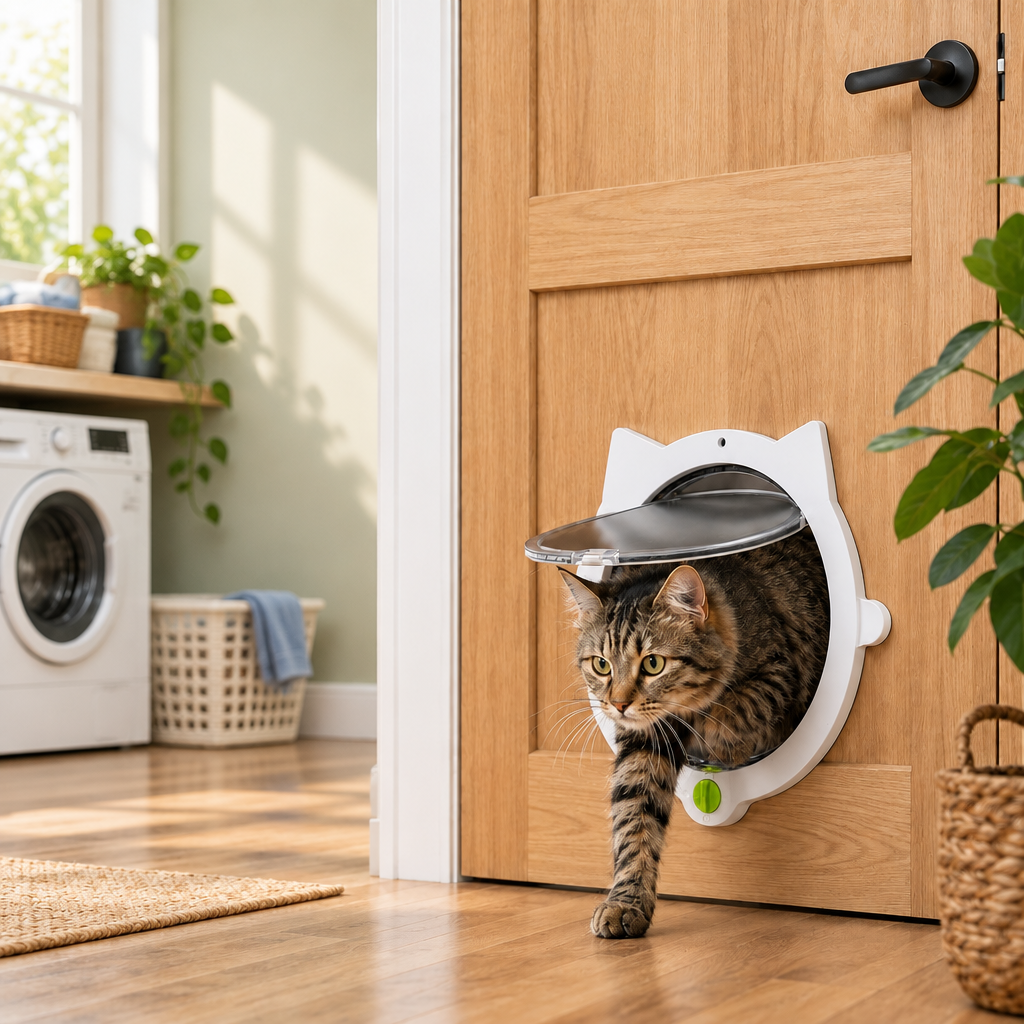 Tailwise 4-Way Locking Interior Cat Door