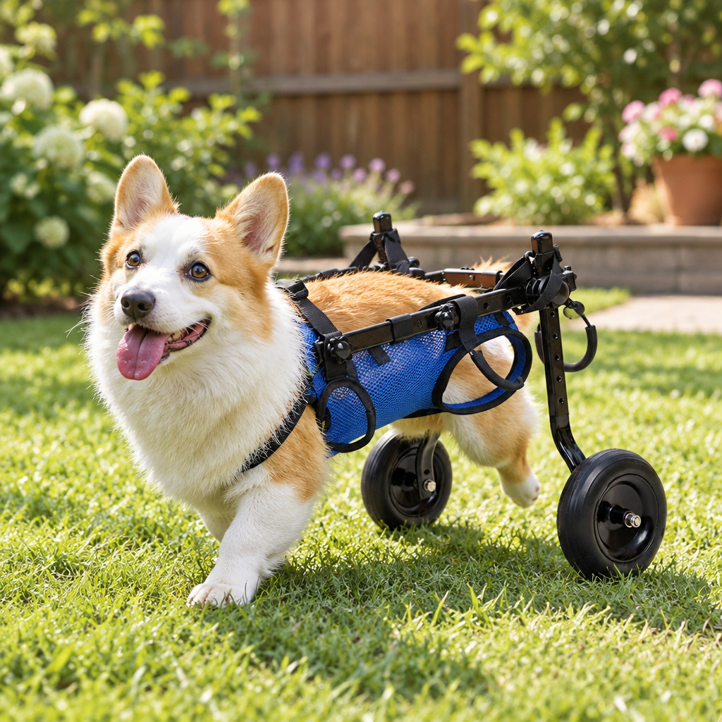 Tailwise Adjustable Dog Wheelchair for Small Dogs