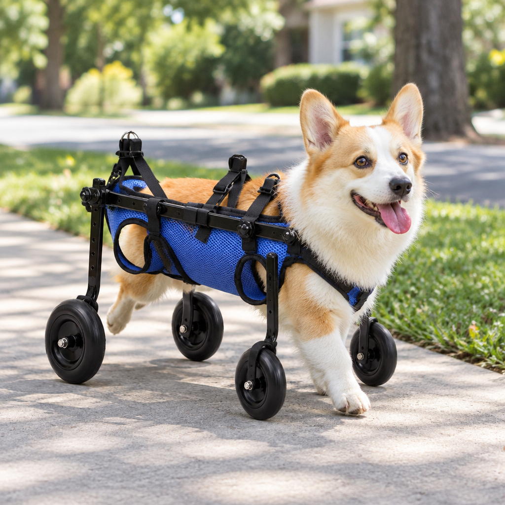 Tailwise Adjustable Dog Wheelchair for Small Dogs