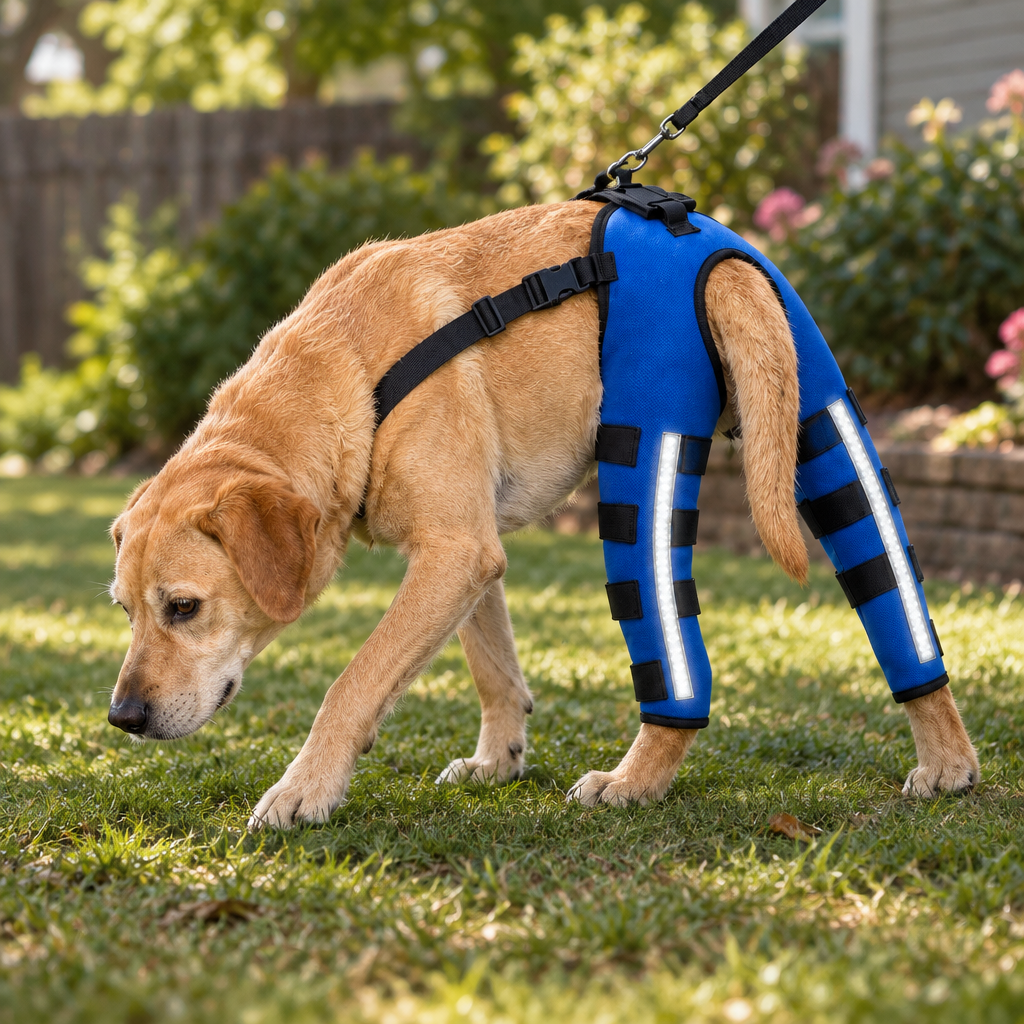 Tailwise Dual Rear Leg Dog Brace with Hip Wrap