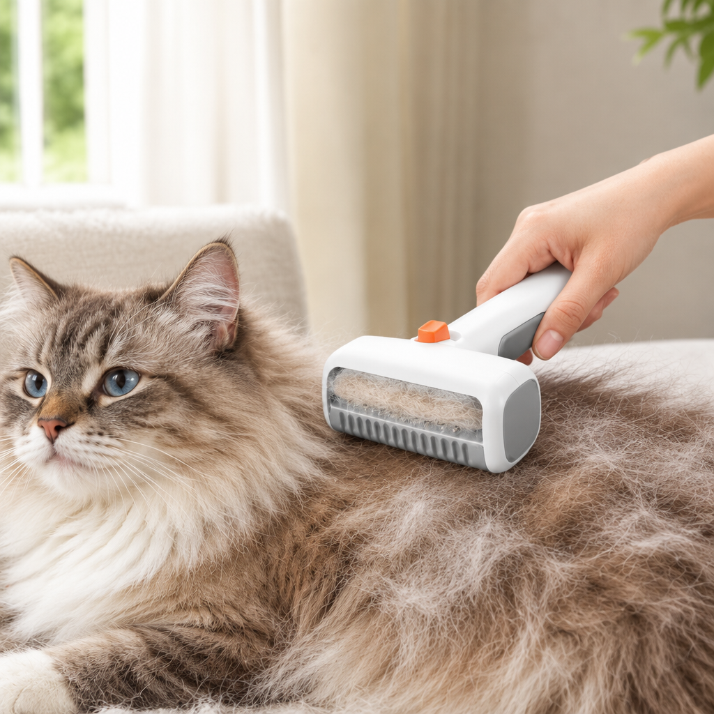 Tailwise Self-Cleaning Deshedding Brush