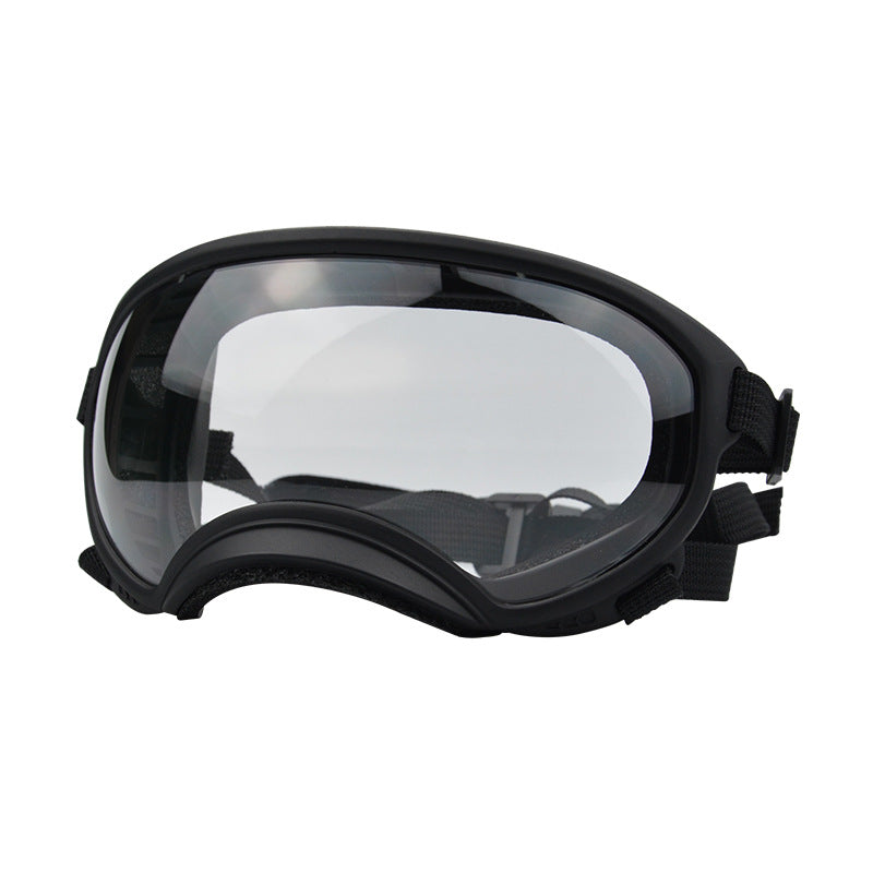 Tailwise Dog Goggles - Black with Clear Lens
