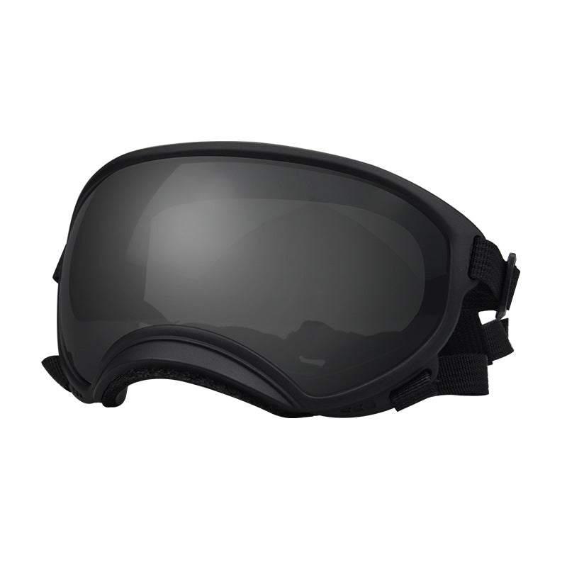 Tailwise Dog Goggles - Black with Smoke Lens