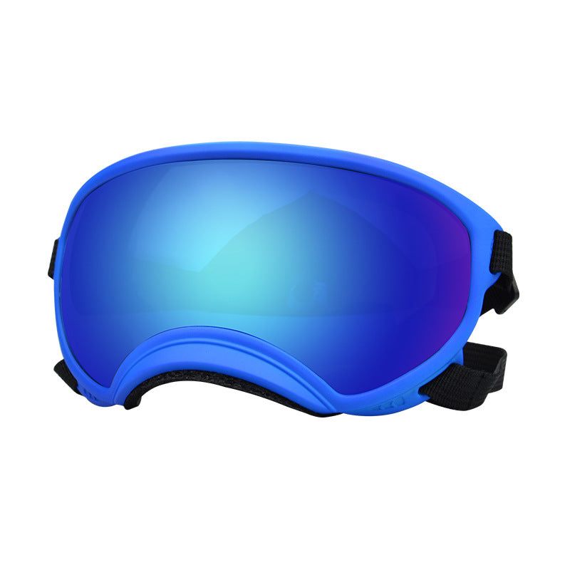 Tailwise Dog Goggles - Blue with Blue Mirror Lens