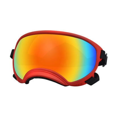 Tailwise Dog Goggles - Red with Red Mirror Lens